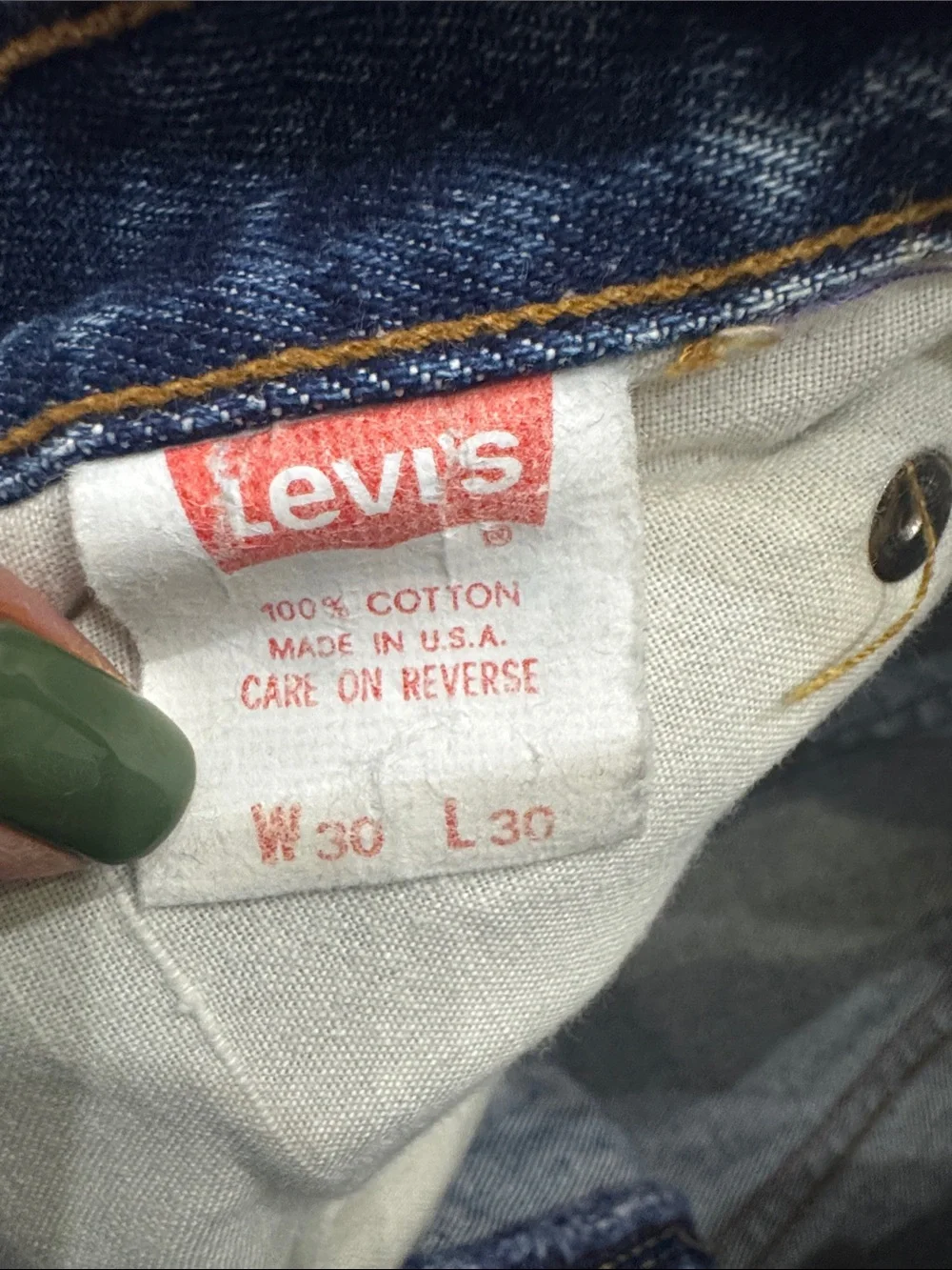 Vintage Levi’s 501 Jeans USA 90s Acid Wash Straight Leg Thrashed W30 Fits W25